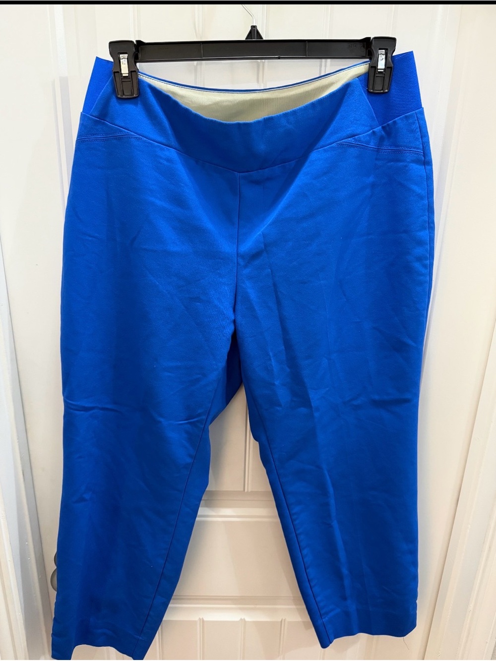 Investments Bright Blue Women's Pull-On Pants stretch size 16 w